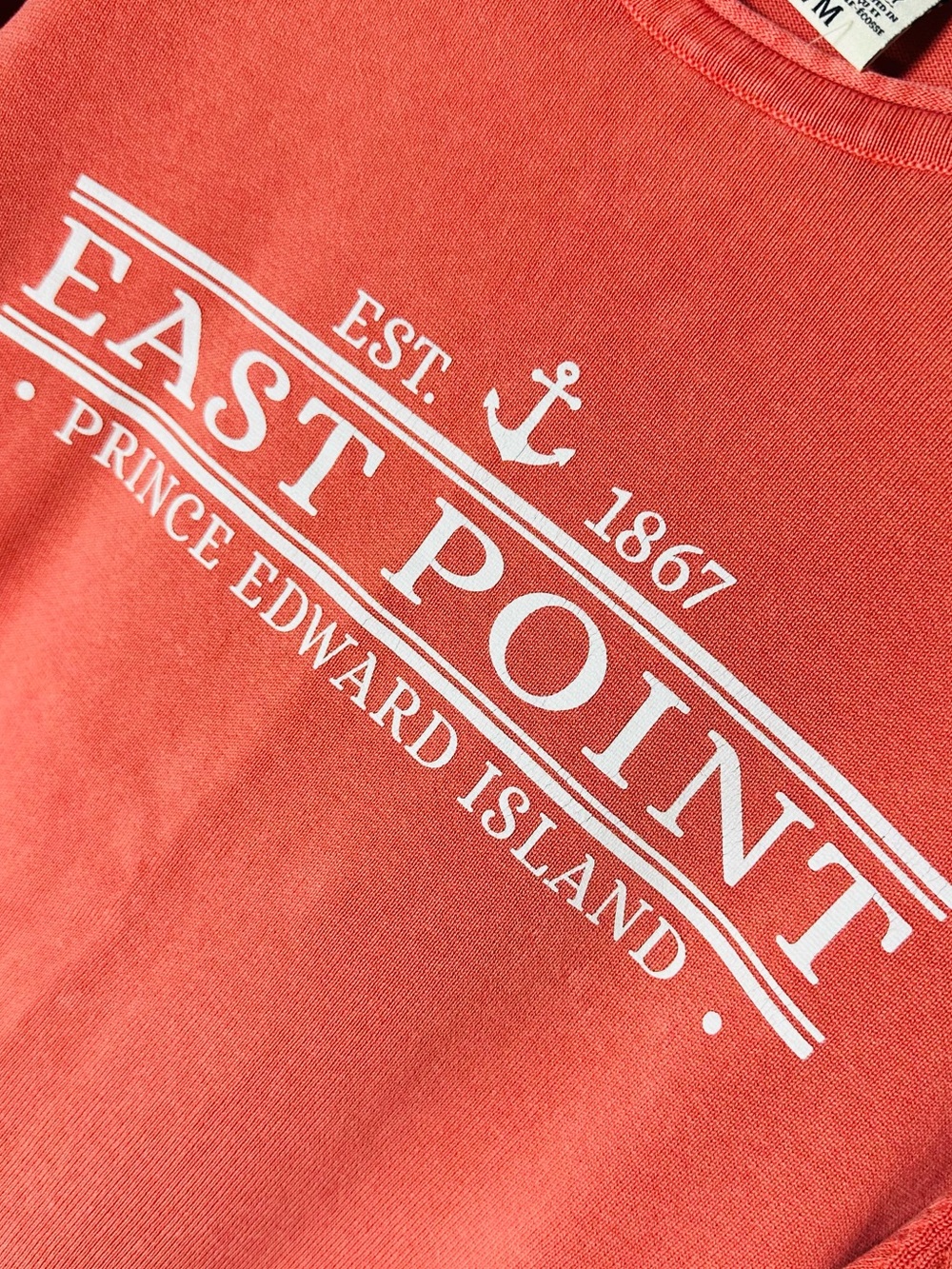 Tall Ships Trading Company PEI East Point Coral Cotton Crewneck Sweatshirt M - Picture 3 of 14